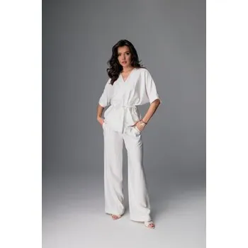 Pánský oblek Aurora Oblek Kimono Bílá Custom Fit XL_XXL