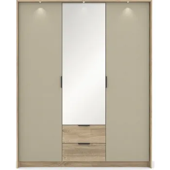 Laski Šatní skříň Letto 3D2S LED osvětlení: Bez LED osvětlení