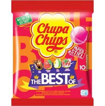 Čokoláda Chupa Chups Mini LízátkaThe Best Of 10ks 120g