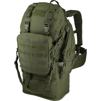 turistický batoh Batoh taktický Molle OVERLOAD 60l Olive Green CMG
