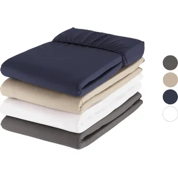 Prostěradlo LIVARNO home Perkálové napínací prostěradlo, 140-160 x 200 cm