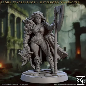 Příslušenství k deskovým hrám Artisan Guild Lidé - Leona Stygephonos, Sisterhood Warmaster