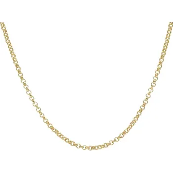 Řetízek Stříbrný zlacený řetízek Victoria Cruz A0003-45DG