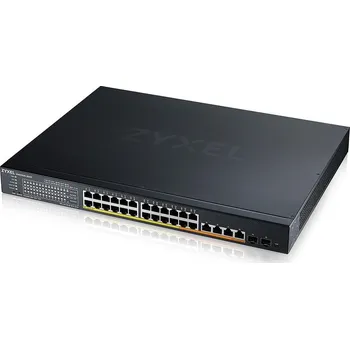 Switch Zyxel XMG1930-30HP, 24-port 2.5GbE Smart Managed Layer 2 PoE 700W 22xPoE+/8xPoE++ Switch with 4 10GbE and 2 SFP+ Uplink