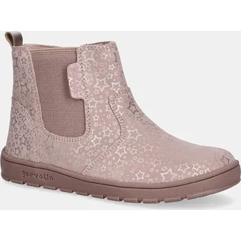 Dívčí tenisky Dětské semišové kotníkové boty Garvalin 251500.28.34 růžová 39X, EUR 34