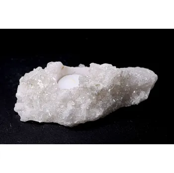 Svícen Magieprirody.cz Křišťál svícen 0.660 kg - svícen na svíčku přírodní #K1542