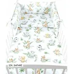 Souprava do postýlky 135/100 cm 3 díly - safari