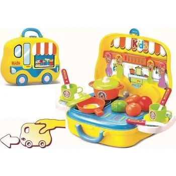 Dětská kuchyňka Villa šéfkuchařská sada - kufřík s kolečky