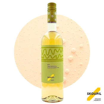 Naše bílé bubliny 2024, moravské zemské víno - perlivé, Rodinné vinařství Skoupil, polosuché