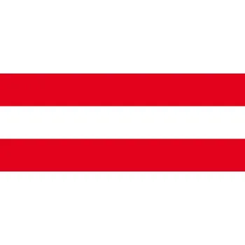 Vlajka vlajka Ústí nad Labem - 60 x 90 cm - tunel, karabina