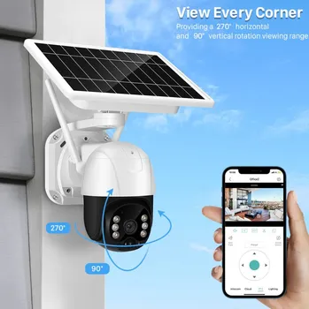 ICSEE IP wifi otočná solární kamera