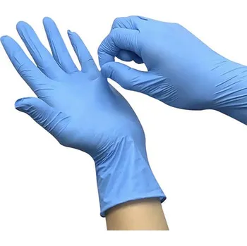 Vyšetřovací rukavice SOFTCLINIC Nitrilové rukavice vyšetřovací nepudrované modré XL 100&nbsp;ks