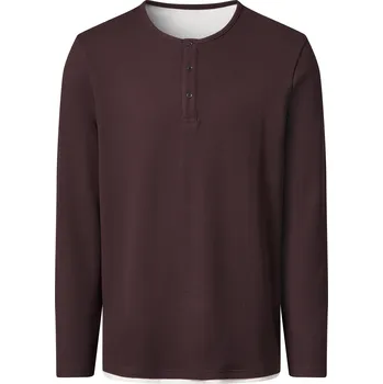 Pánské tričko esmara Men Pánské triko s dlouhými rukávy (bordó, XL (56/58))