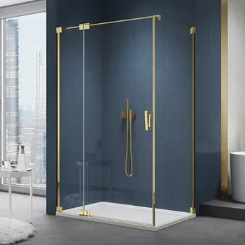 RONAL CADURA Boční stěna v 90°, pro dveře v 90° na straně madla zlatá shade CAT10901268