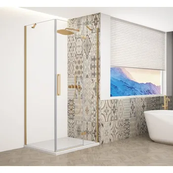 TRINITY GOLD MATT obdélníkový sprchový kout 1000x900mm, čiré sklo, pravé GT5690-10CR-G