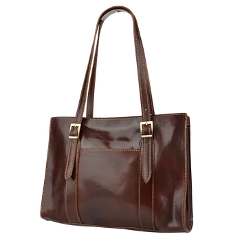 Kabelka NovaKabelka.cz Kožená italská kabelka Greta Marrone Scura