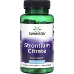 Swanson Strontium Citrate, 340 mg, 60 kapslí Doplněk stravy