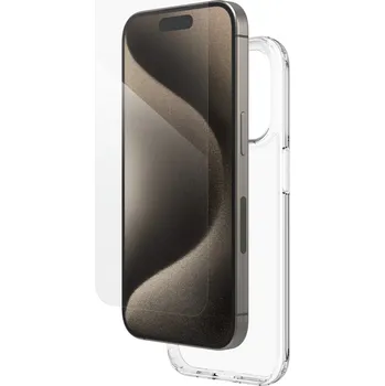 Mobilní telefon ZAGG Invisible Shield Ochrané sklo Elite 360 Bundle iPhone 15 Pro - průhledný