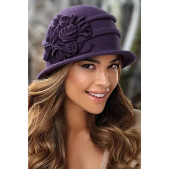 Čepice KRUMLOVANKA W-0677/472 fialová