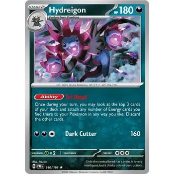 Karetní hra Hydreigon 140/193 - Paldea Evolved Typ karty: Reverse Holo