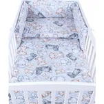 Souprava do postýlky 135/100 cm 3 díly - safari / zebra