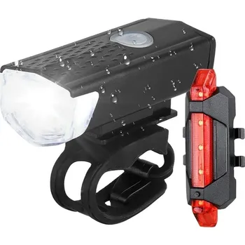 Cyklosvítilna Sada světel na kolo BK0002