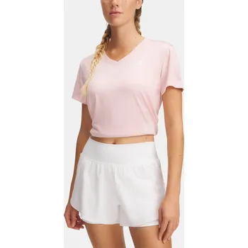 Dámské tričko Under Armour Tech SSV- Twist 1384227-647 Růžová LG