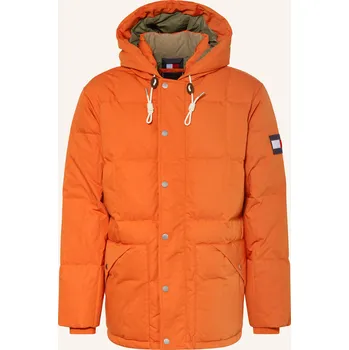 Pánská bunda Tommy Hilfiger Pánská Péřová Bunda, oranžová, 48