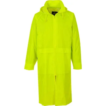Pláštěnka PORTWEST Klasický pánský plášť do deště Velikost: 4XL, Barva: žlutá