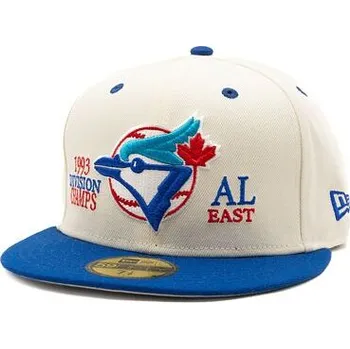 Kšiltovka Kšiltovka New Era 59FIFTY MLB 93 Division Toronto Blue Jays - Off White velikosti fitted caps 7 7/8 (62.5 cm)