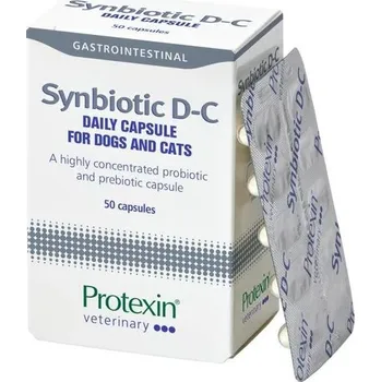 Protexin Synbiotic D-C probiotika pro psy a kočky 5x10 kapslí