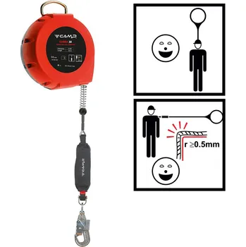 Úvazek Zatahovací zachycovač pádu CAMP COBRA 30