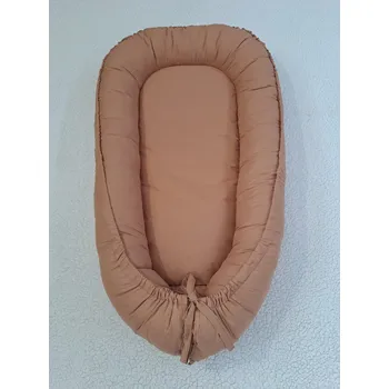Hnízdečko pro miminko Pro útulný domov Hnízdečko do postýlky Kávové