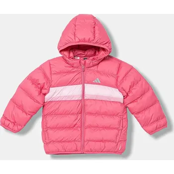 Dětská bunda adidas růžová barva, JL7390 30X, vel. 62