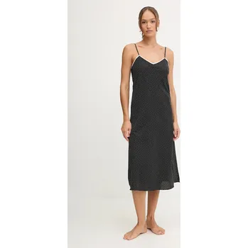 Dámská noční košile Noční košilka Lauren Ralph Lauren ILN02439 černá 99A, vel. M