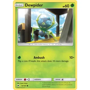 Sběratelská karetní hra Dewpider 014/147 - Burning Shadows Typ karty: Reverse Holo