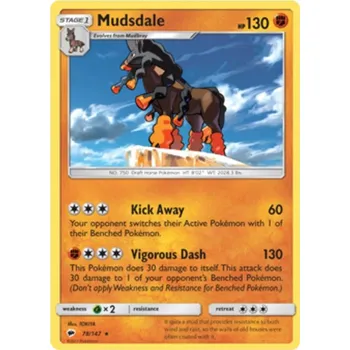 Sběratelská karetní hra Mudsdale 078/147 - Burning Shadows Typ karty: Non-Holo