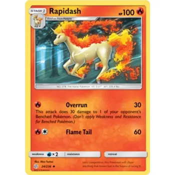 Karetní hra Rapidash 024/236 - Cosmic Eclipse Typ karty: Non-Holo