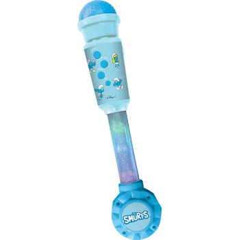 Mikrofon Lexibook Svítící trendy mikrofon s melodiemi - Šmoulové