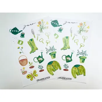 samolepka samolepky - jaro