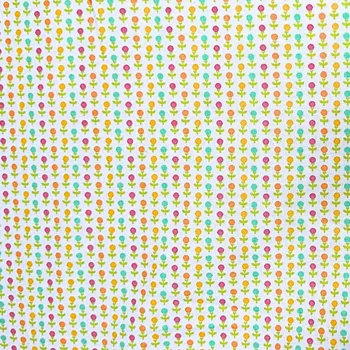 Rumitex Bavlněná látka, cena za 1 metr, šíře 150 cm, MIX MINI KYTIČEK