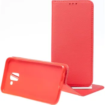 Pouzdro na mobilní telefon Pouzdro Smart Magnet Samsung Galaxy J6 2018 J600 Červené