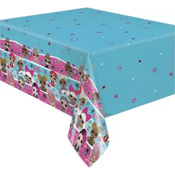Jednorázový ubrus Plastový party ubrus LOL Surprise 137 x 213 cm
