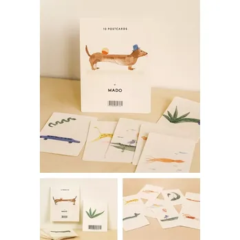 Laminovací fólie Sada 10 pohlednic Mado All The Way To Paris