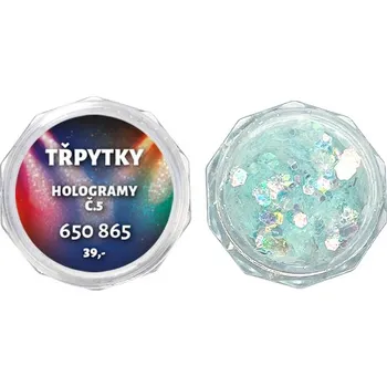 Třpytky - Hologramy č.5 - Green 2g