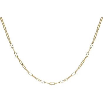 Řetízek Stříbrný zlacený řetízek Victoria Cruz A0008-45DG