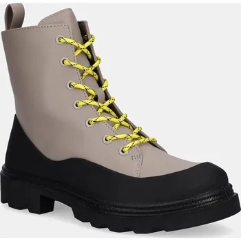 Dámská zimní obuv Kožené workery Ecco Grainer Dress 214853.55254 béžová 80X, EUR 38