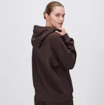 Reserved - Bavlněná mikina s kapucí - tmavě hnědá - 023HV-89X - 023HV-89X-L