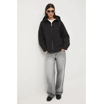 Bunda Medicine dámská, černá barva, přechodná, oversize RW25-KUD304 99X, vel. M