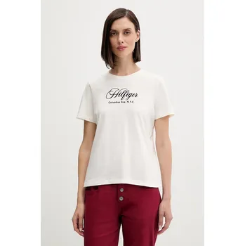 Pánské tričko Bavlněné tričko Tommy Hilfiger WW0WW46120 béžová 01X, vel. S